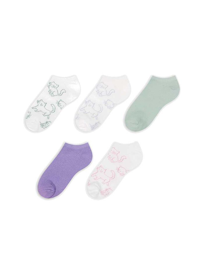 Sneakersocken - 5er-Pack