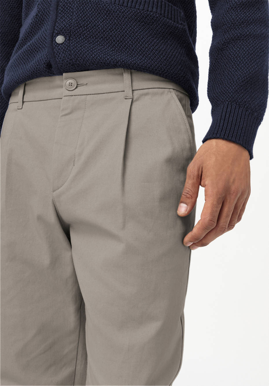 Hose Relaxed Fit aus Bio-Baumwolle mit Hanf