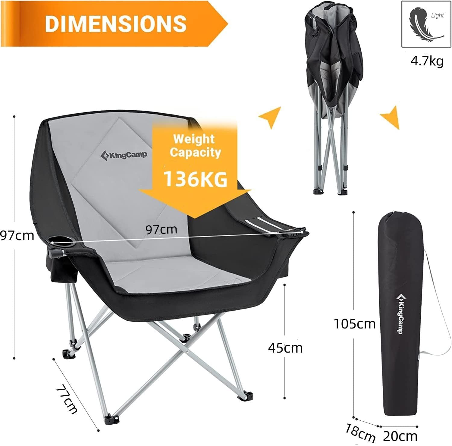 KingCamp Armchair Faltstuhl