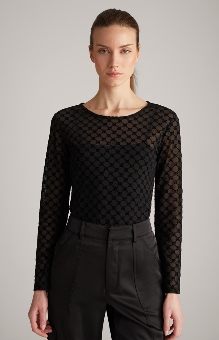 Longsleeve in Schwarz