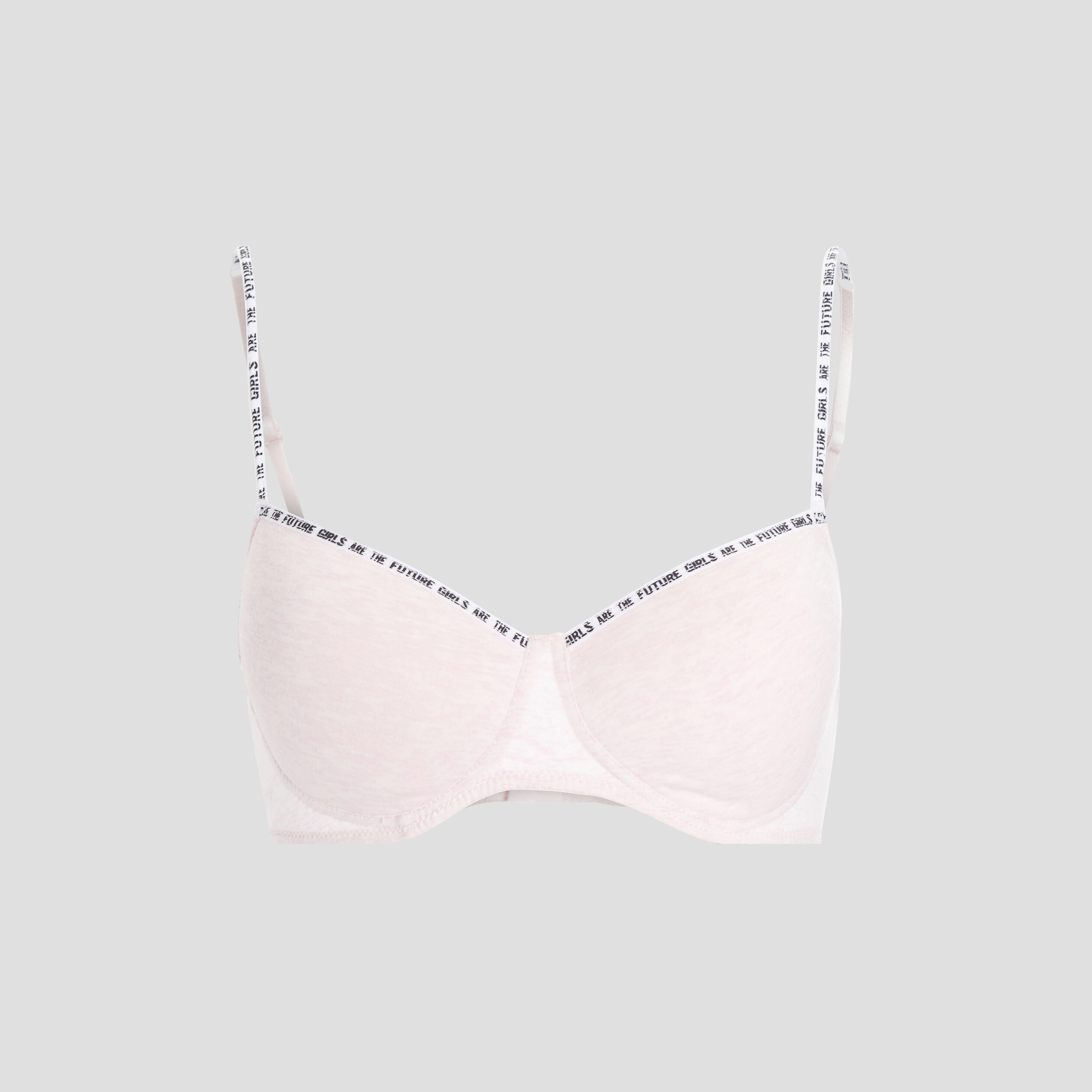Soutien-gorge balconnet à coque rose femme | La Halle