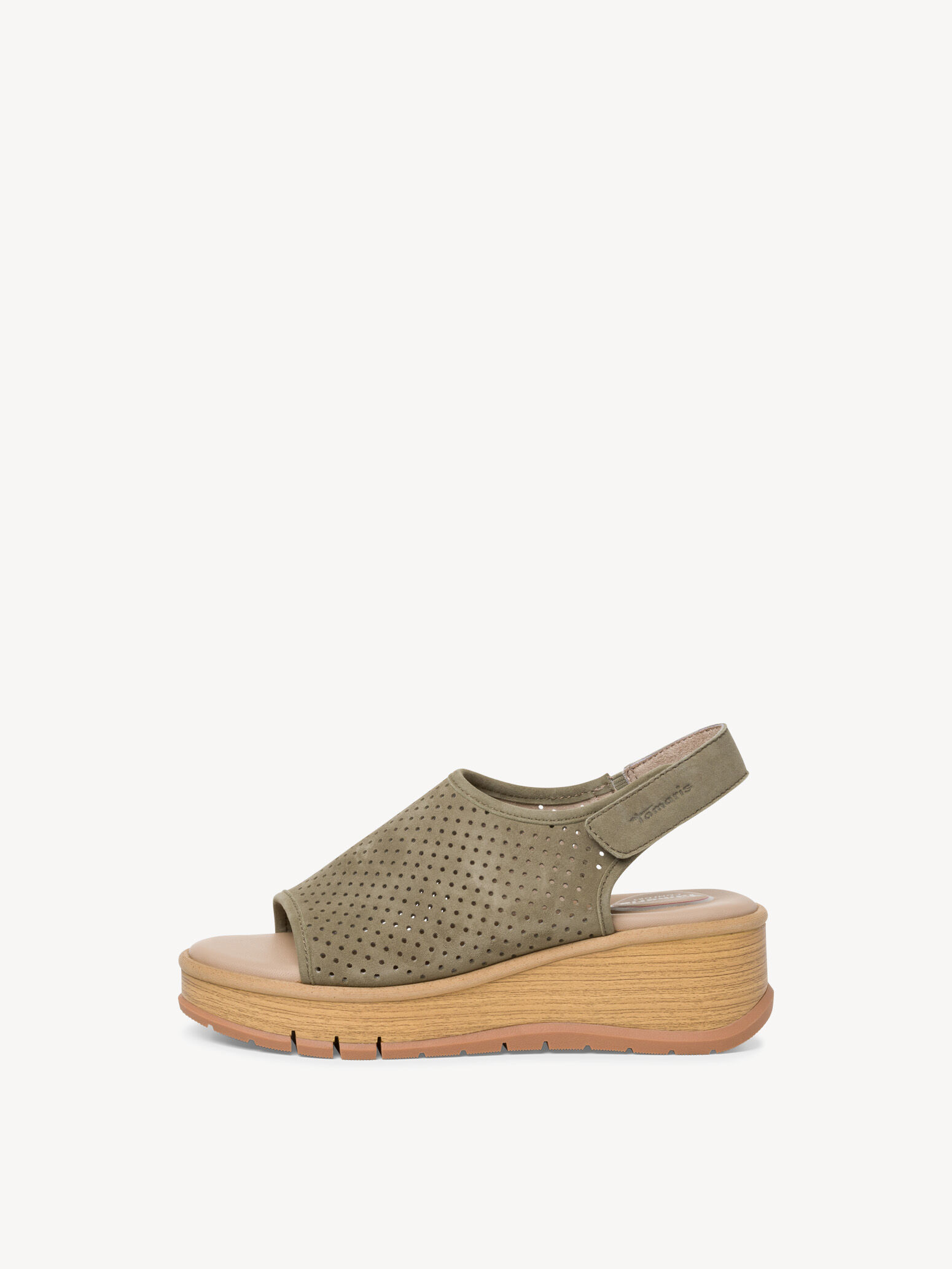 Sandale en cuir - vert