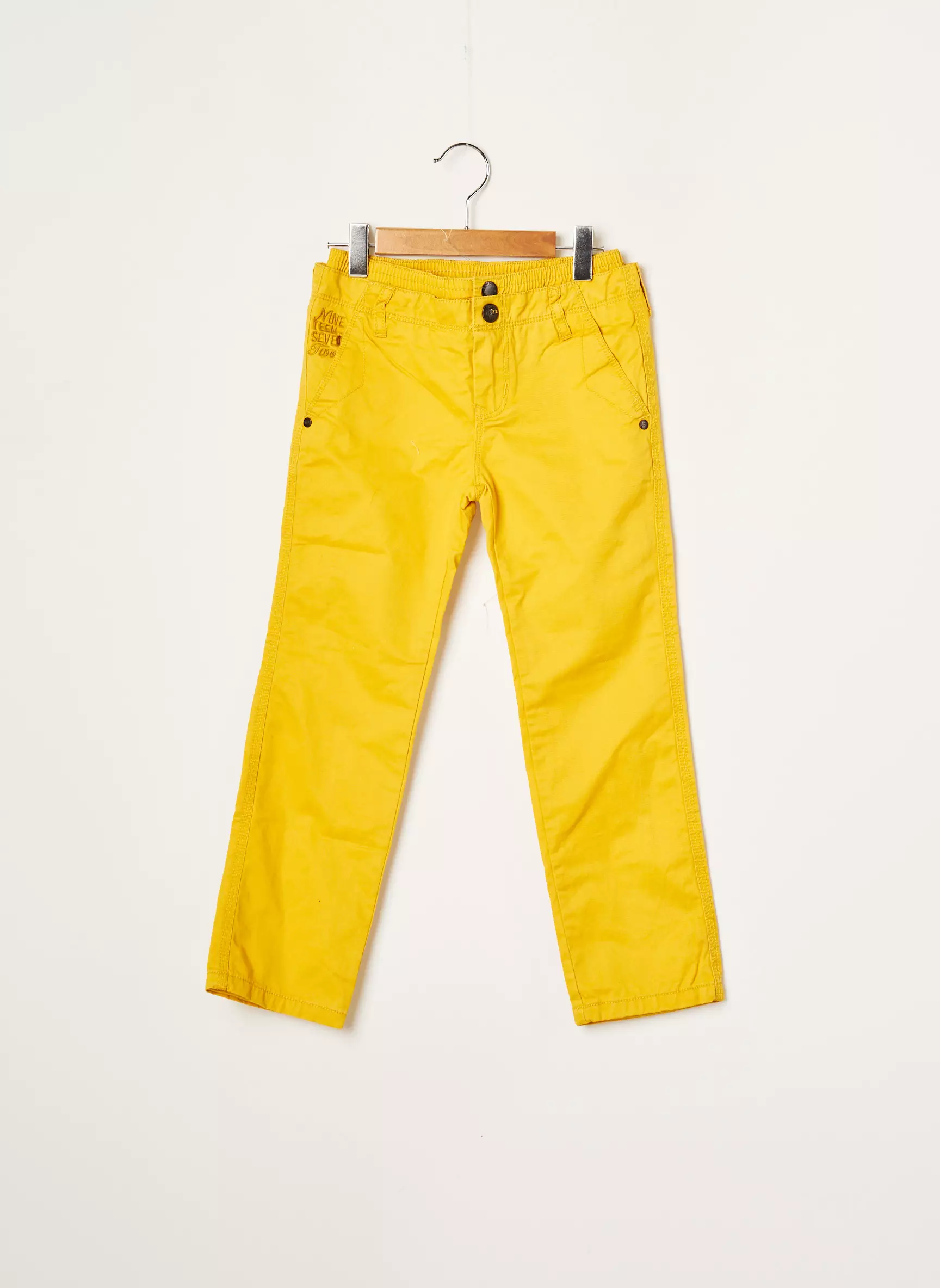 Catimini Pantalons Droits Garcon couleur jaune