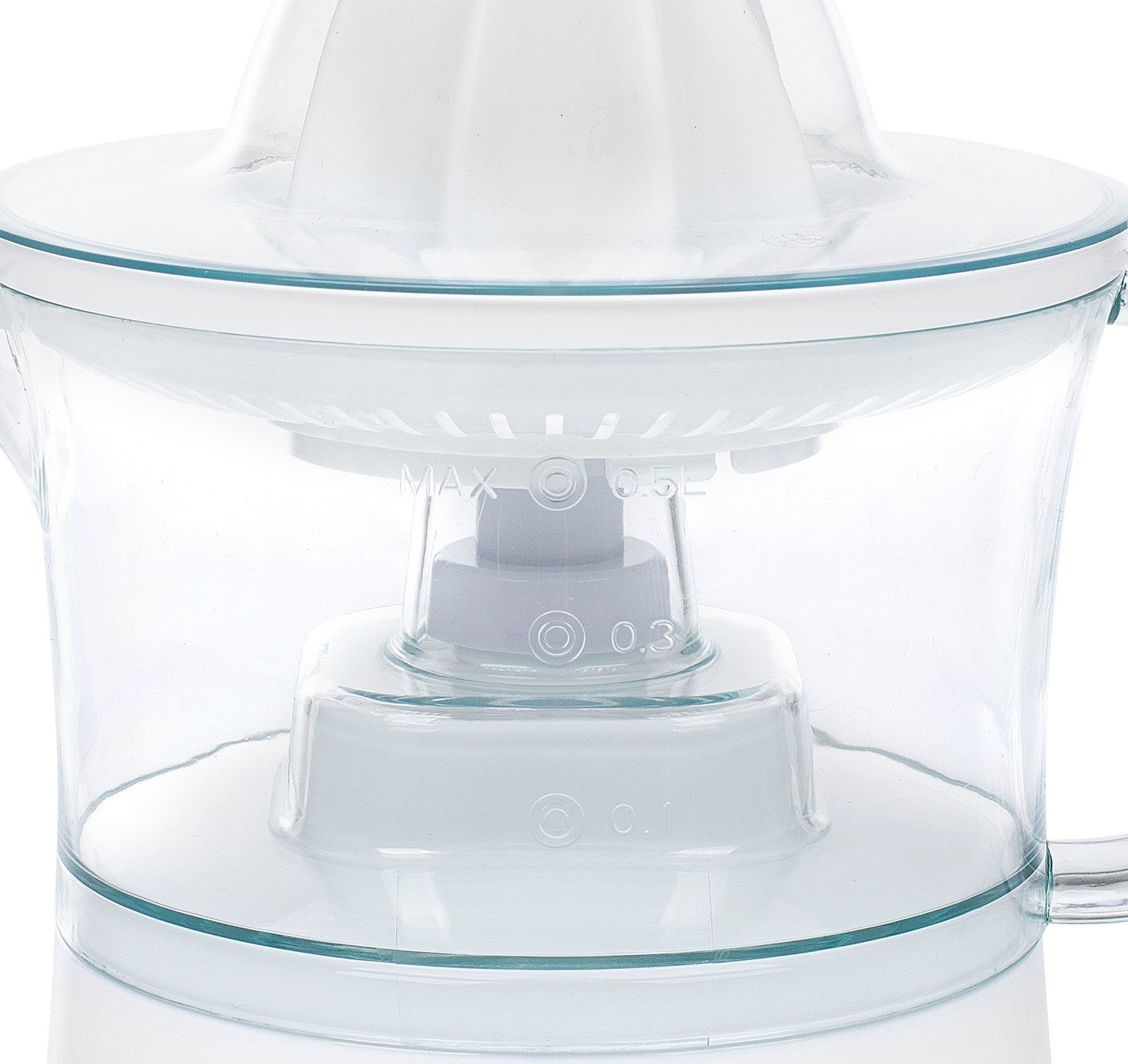 Tristar Zitruspresse CP-3005, 25 W, 0,5 Liter Inhalt, 2 Presskegel-Größen für jede Citrusfrucht, 25 Watt