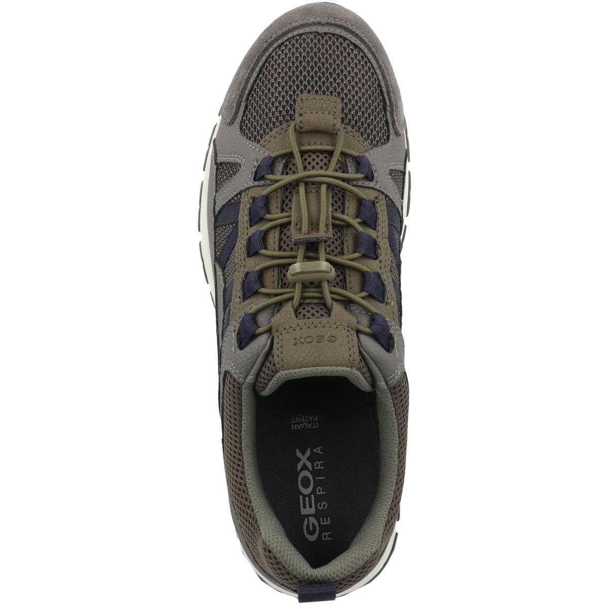 Geox U Delray A Sneaker low grau