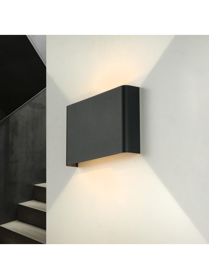 Licht-Erlebnisse Wandlampe in Graphit günstig kaufen onesize