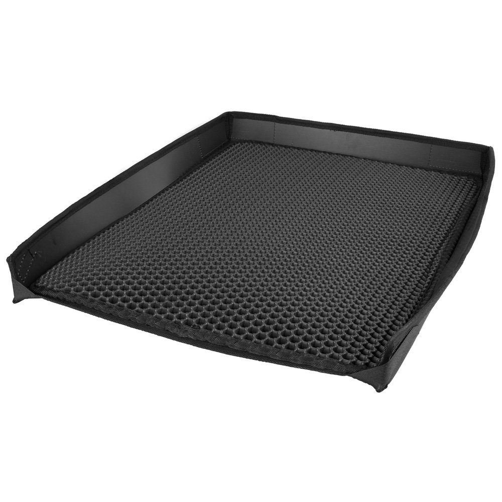 Petigi Katzentoilette Katzenklo Matte Katzenstreu Unterleger Katzenmatte (60x46cm) mit Rand Petigi