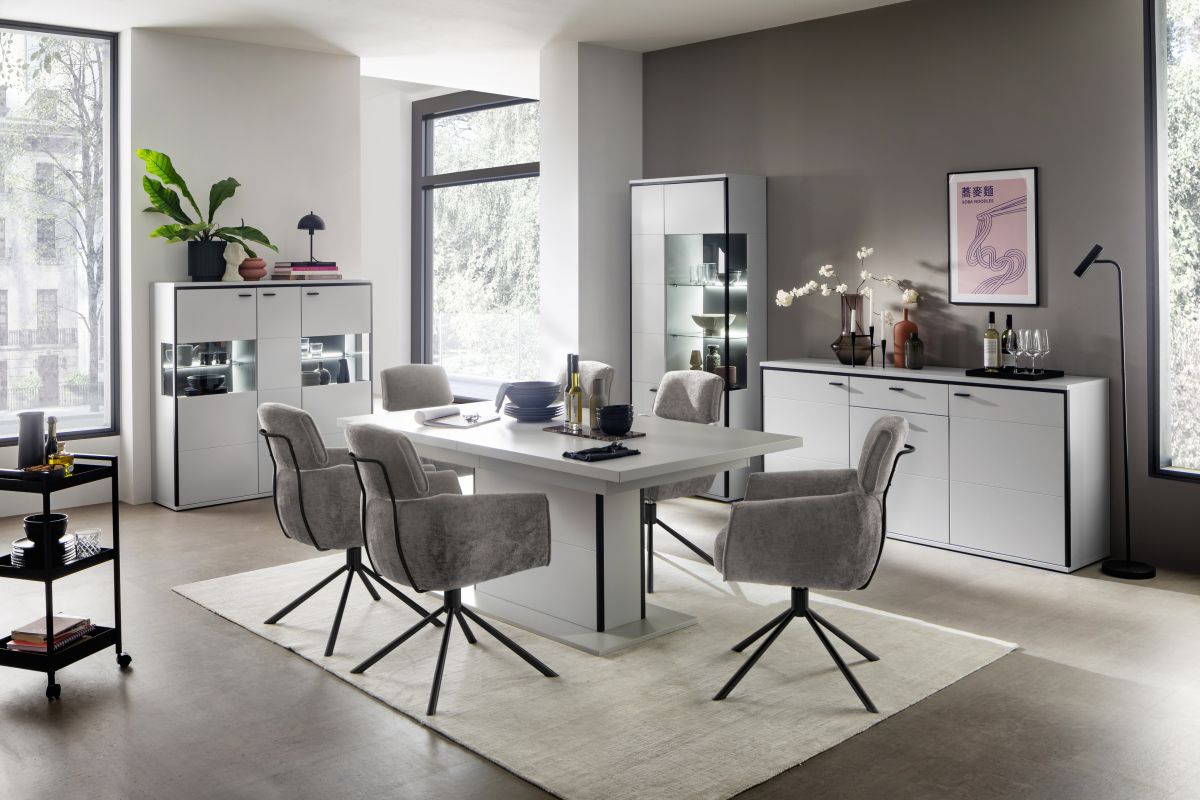 MCA Vitrine Mori Modern white