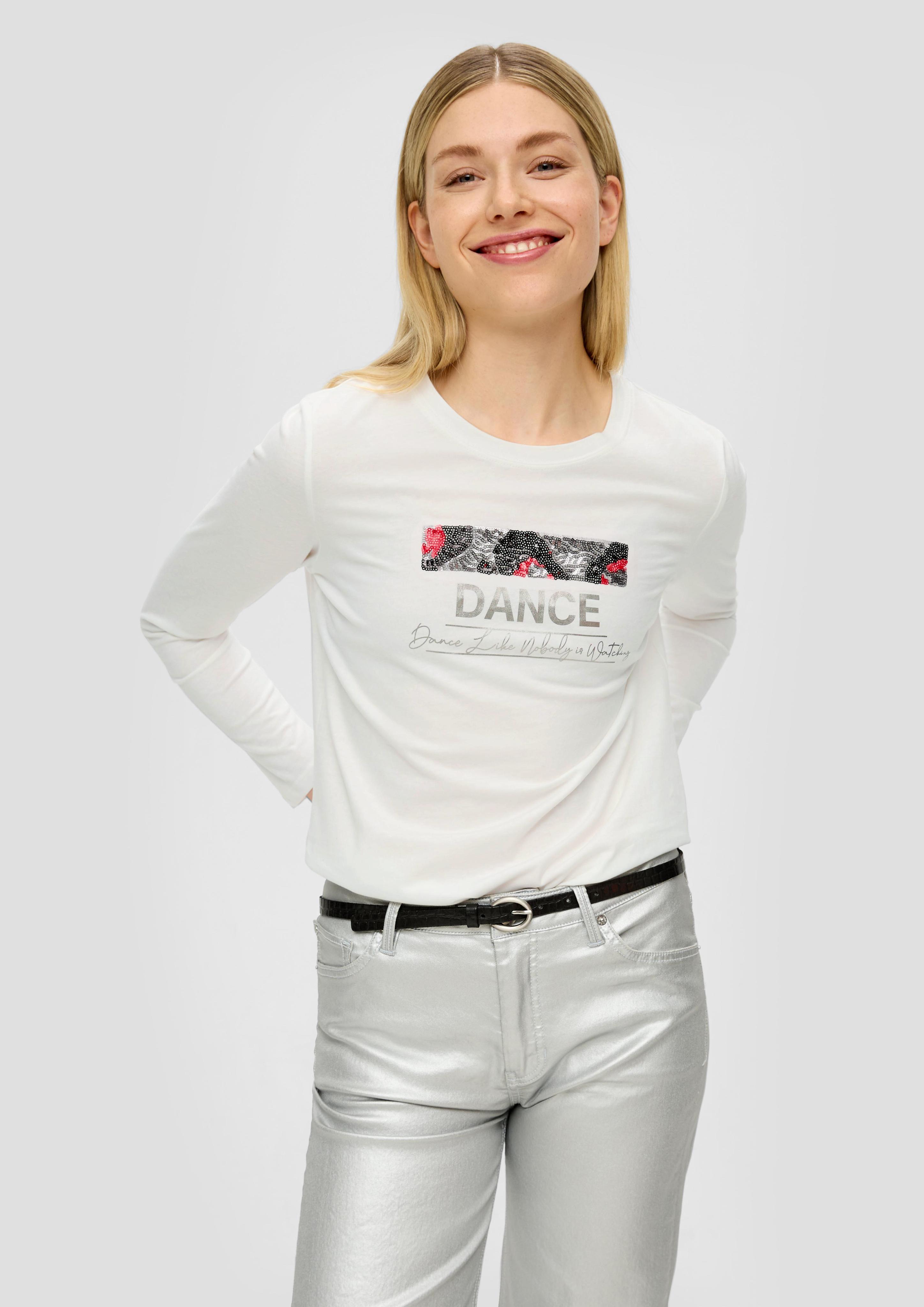 Longsleeve mit Pailletten  2138911-02D0