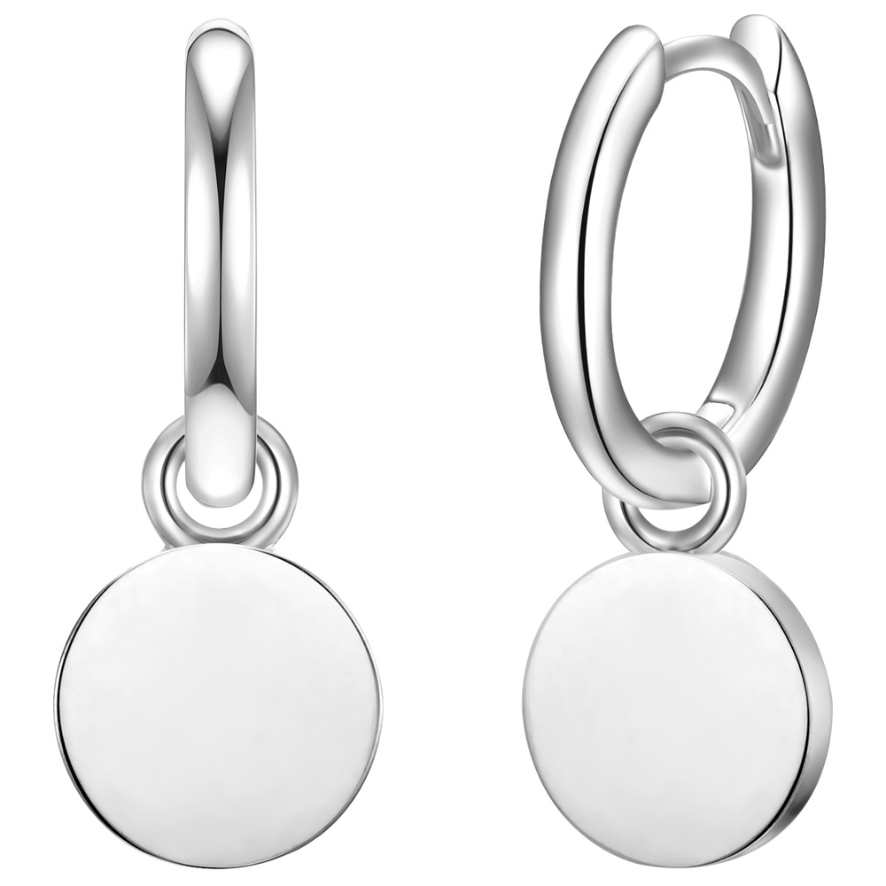 Glanzstücke München Créoles en argent Cercle Argent sterling en Argent Boucles d'oreilles