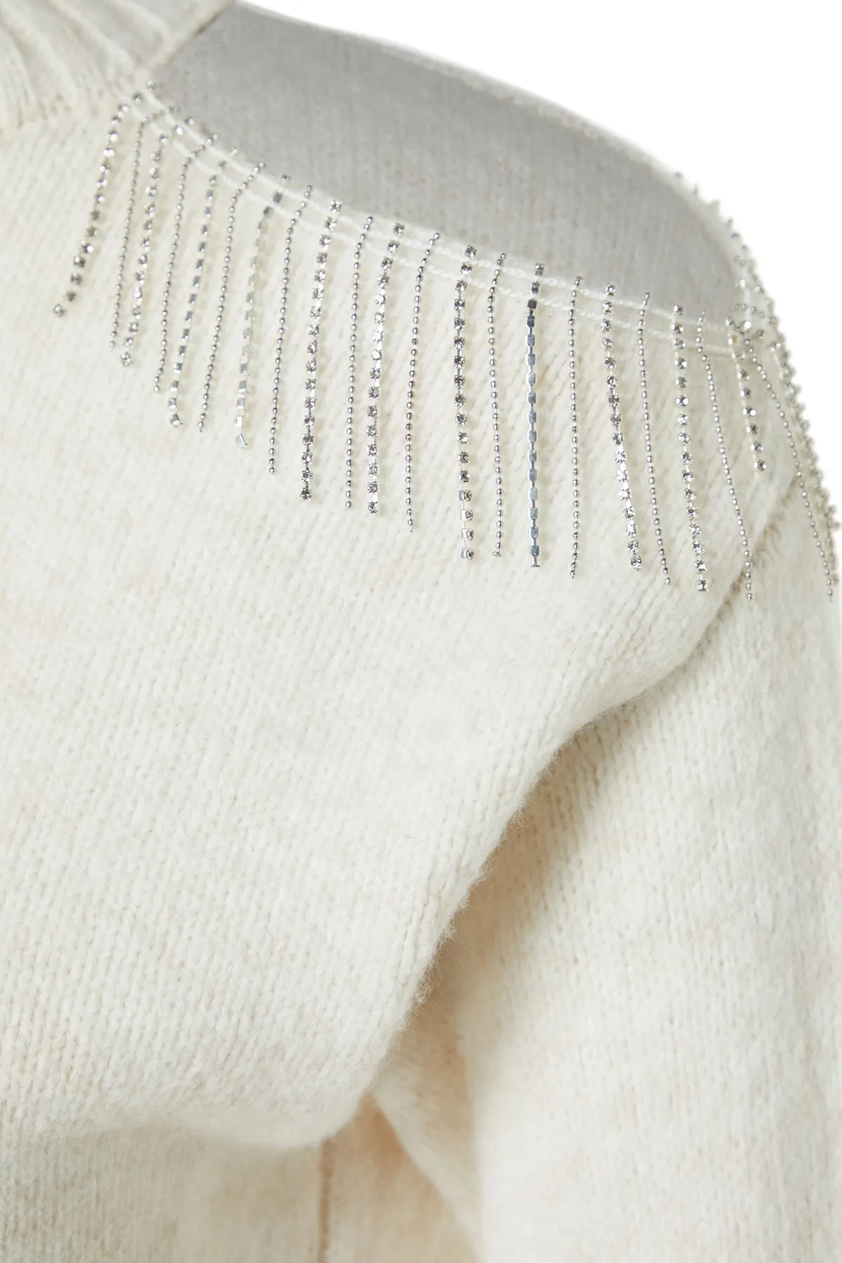 Trendyol Collection  Steinfarbener Strickpullover mit Stehkragen TWOAW24KZ00120