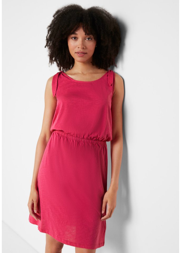 Jersey-Kleid mit Knotendetails