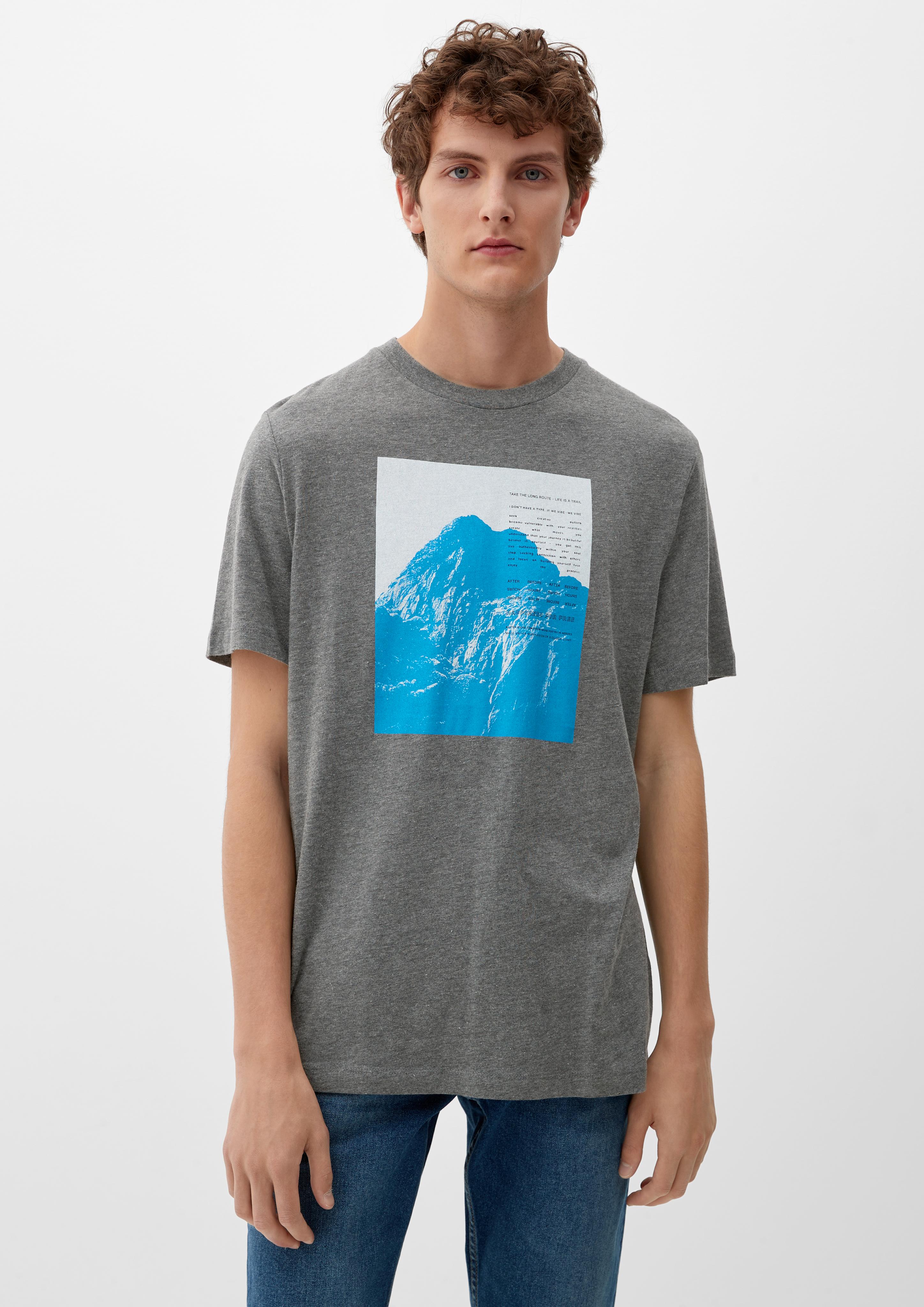 T-Shirt aus Baumwoll-Viskose-Mix  2119129-97D1