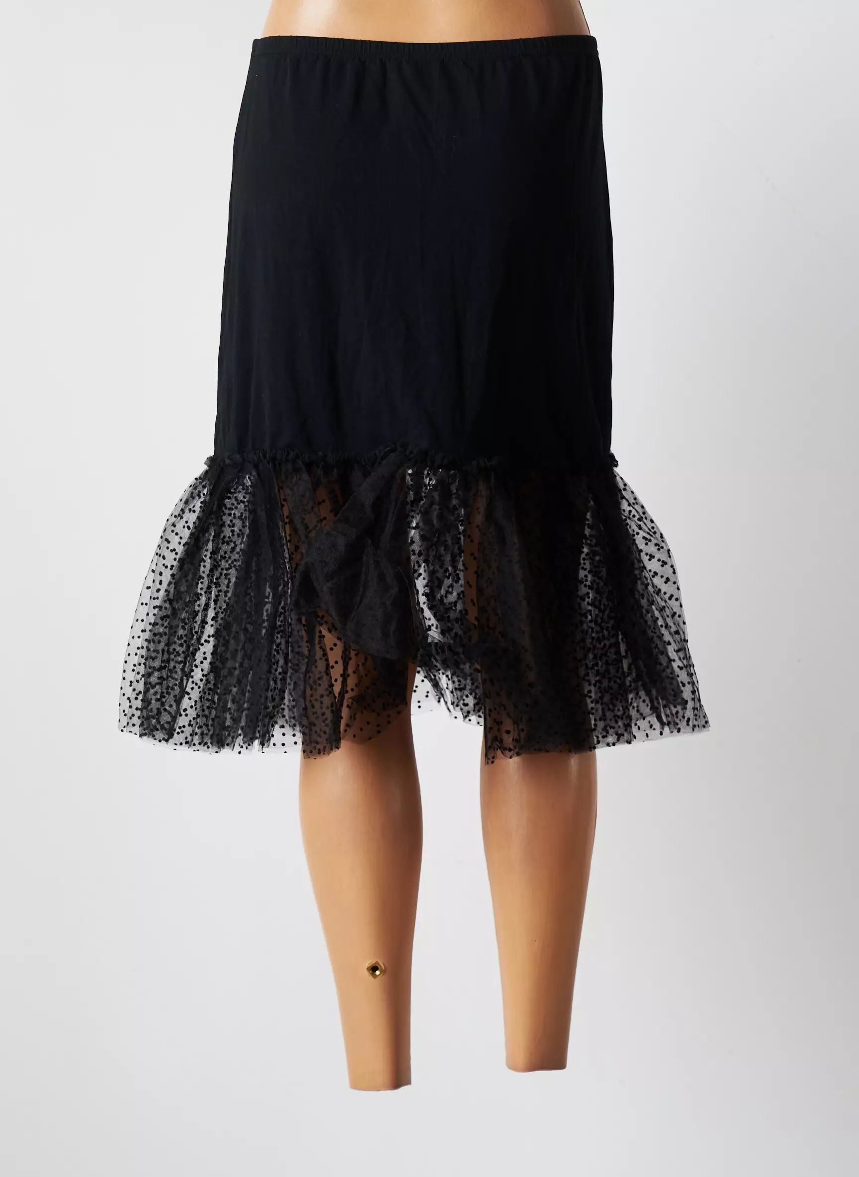 Mais Il Est Ou Le Soleil Jupons Fonds De Robe Femme couleur noir