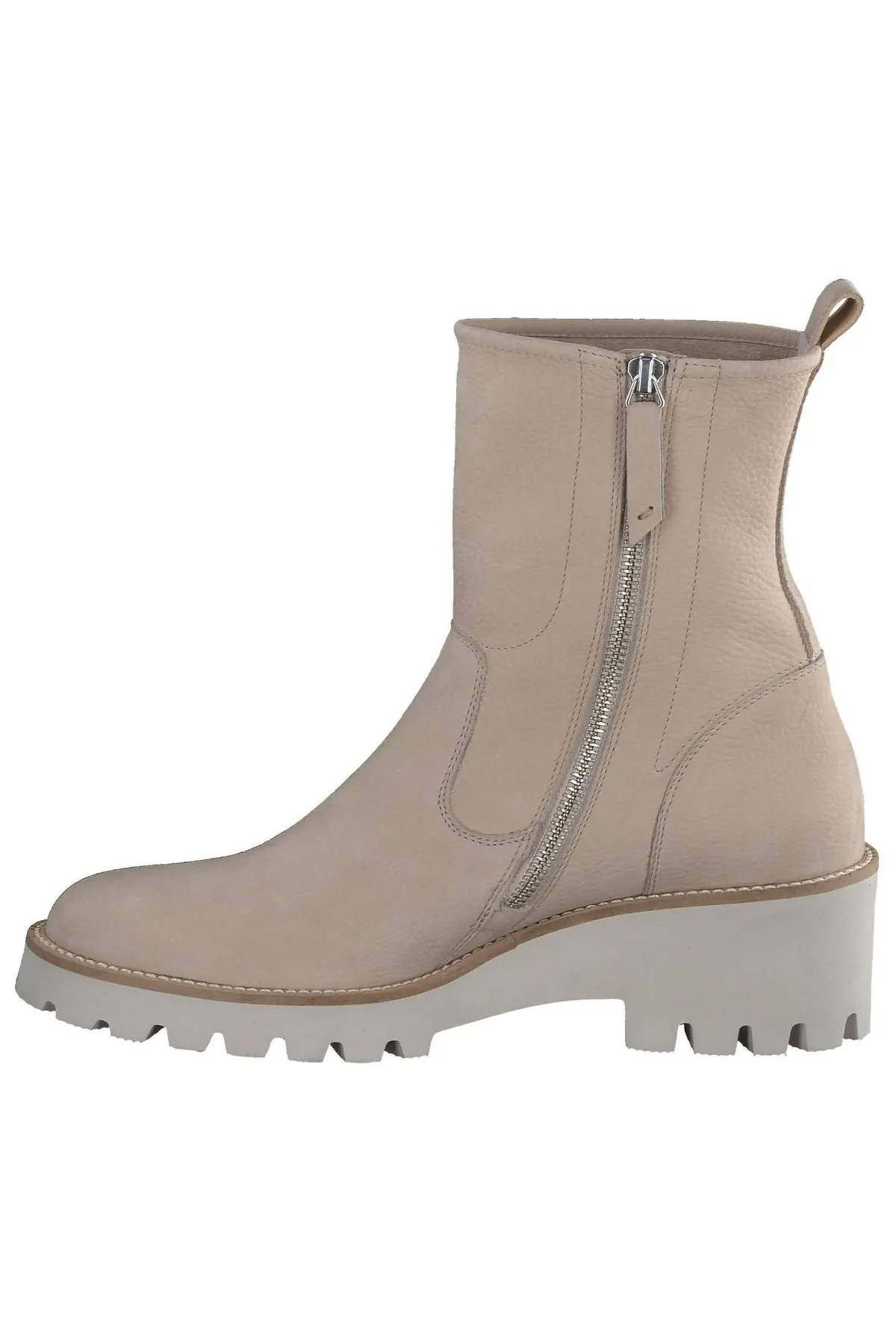 Paul Green  Stiefelette - Beige - Blockabsatz
