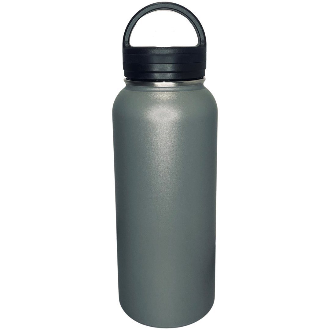 Botells Thermoflasche Thermokanne, Isolierkanne Edelstahl 1 L Tee Kaffee und kalte Getränke, Auslaufsicher, Robust, 1000 ml, Warmes Wasser f. Babynahrung!