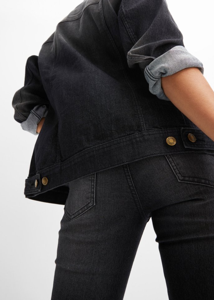 Stretch-Jeansjacke, Basic
