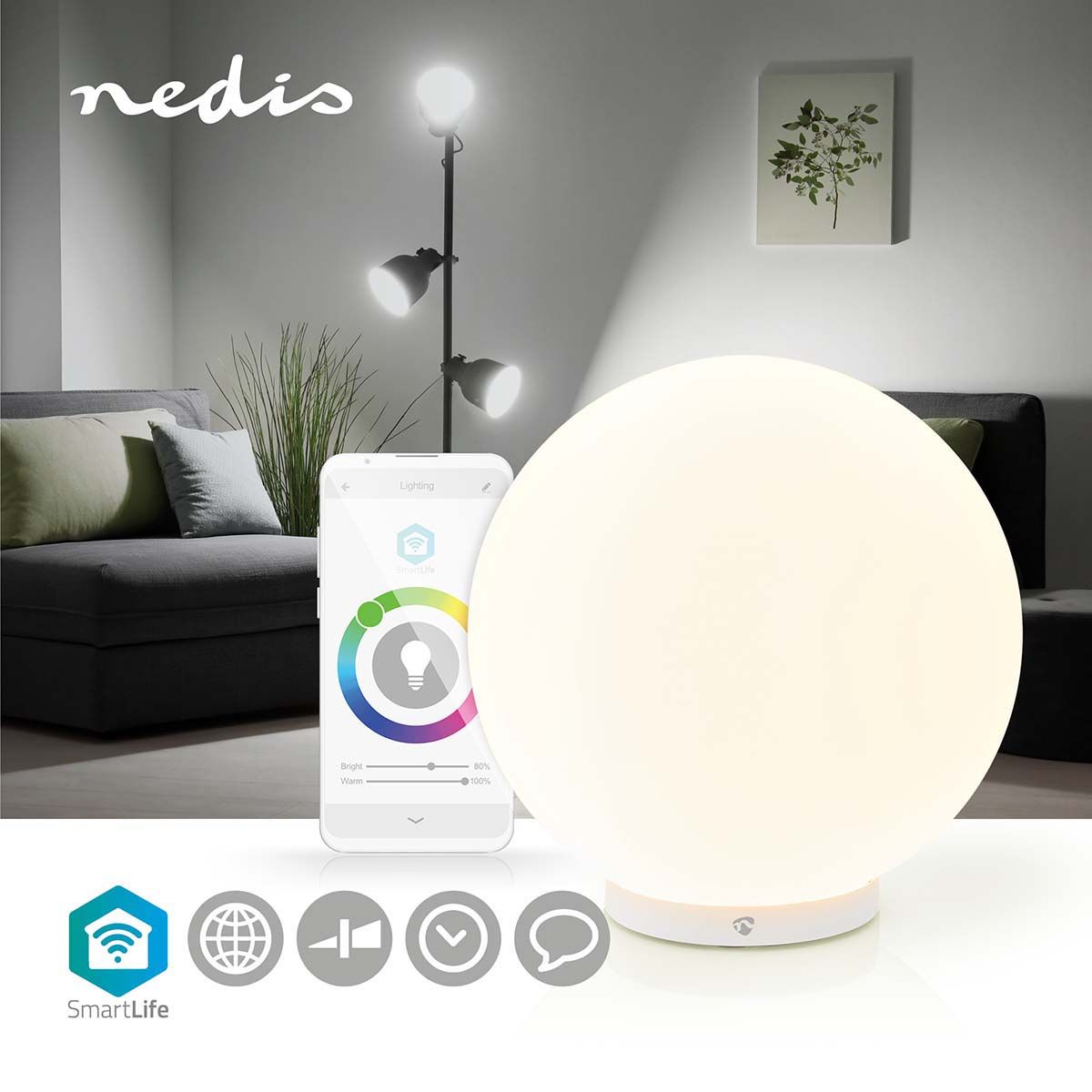 Nedis WIFILM10CWT SmartLife Stimmungslicht
