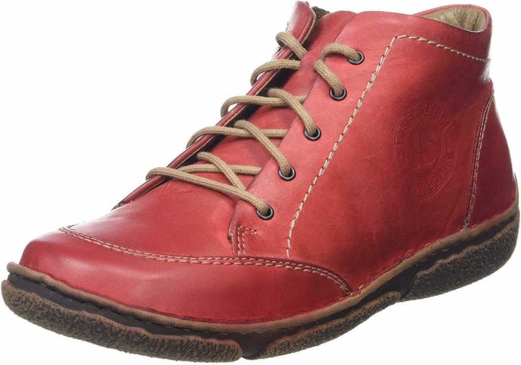 JOSEF SEIBEL Schnür-Stiefeletten rot