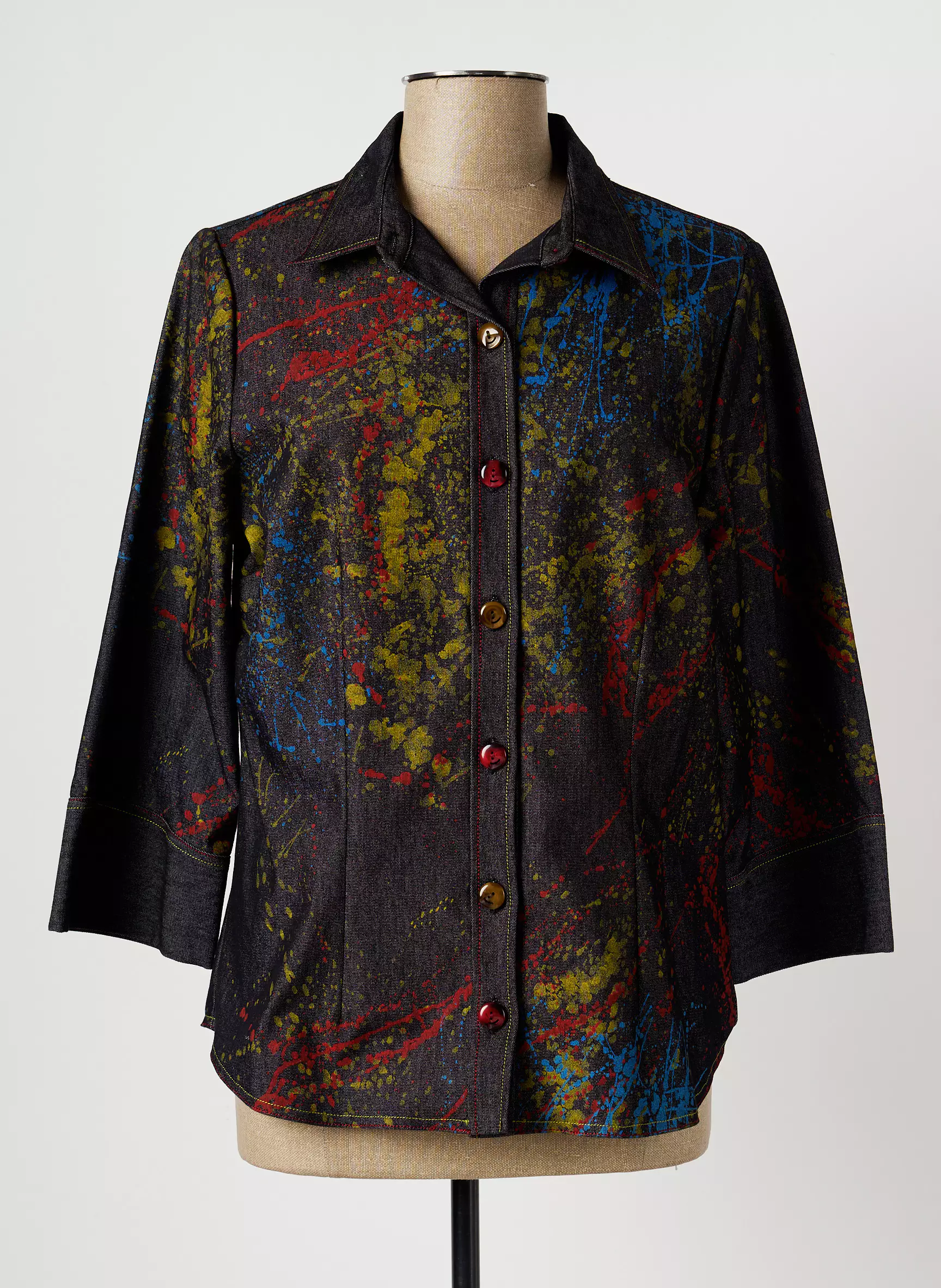 Brigitte Saget Vestecasual Femme couleur noir