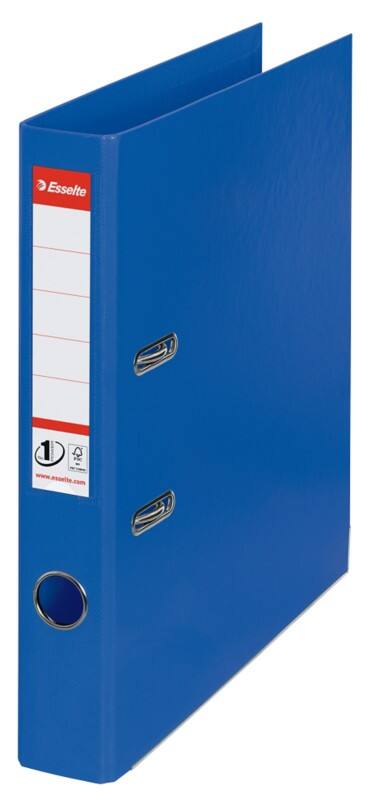 Esselte No.1 Power Ordner DIN A4 52 mm Blau 2 Ringe 811450 PP (Polypropylen) Hochformat