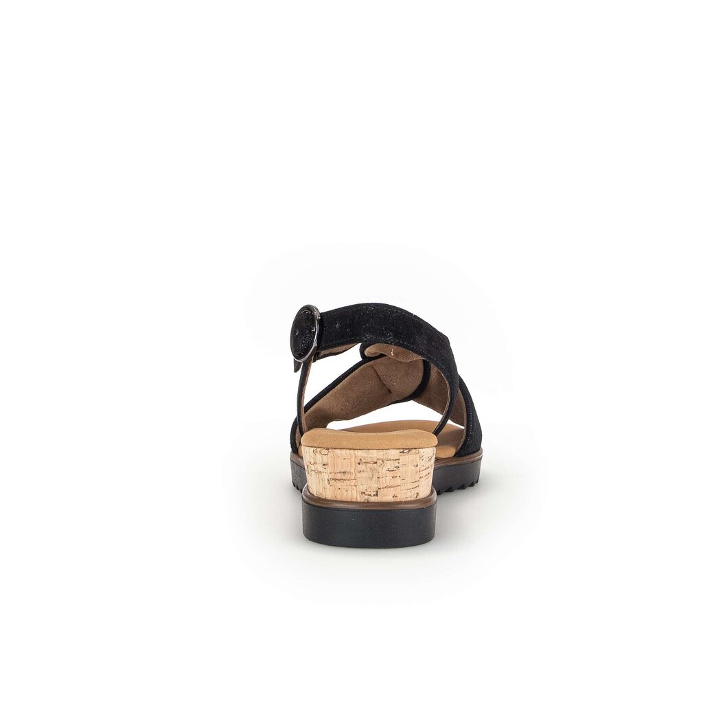 Gabor comfort Keilsandalette schwarz