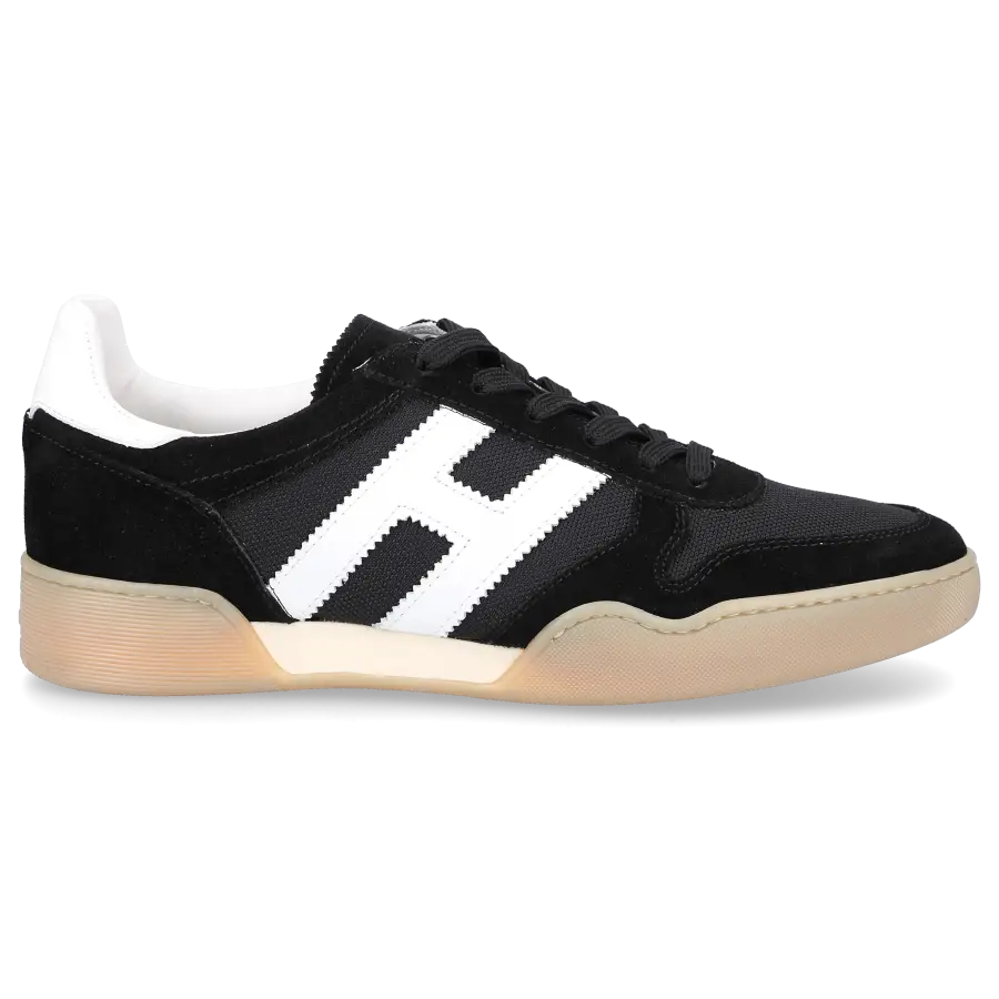 Hogan - Sneaker low H357 Veloursleder - schwarz