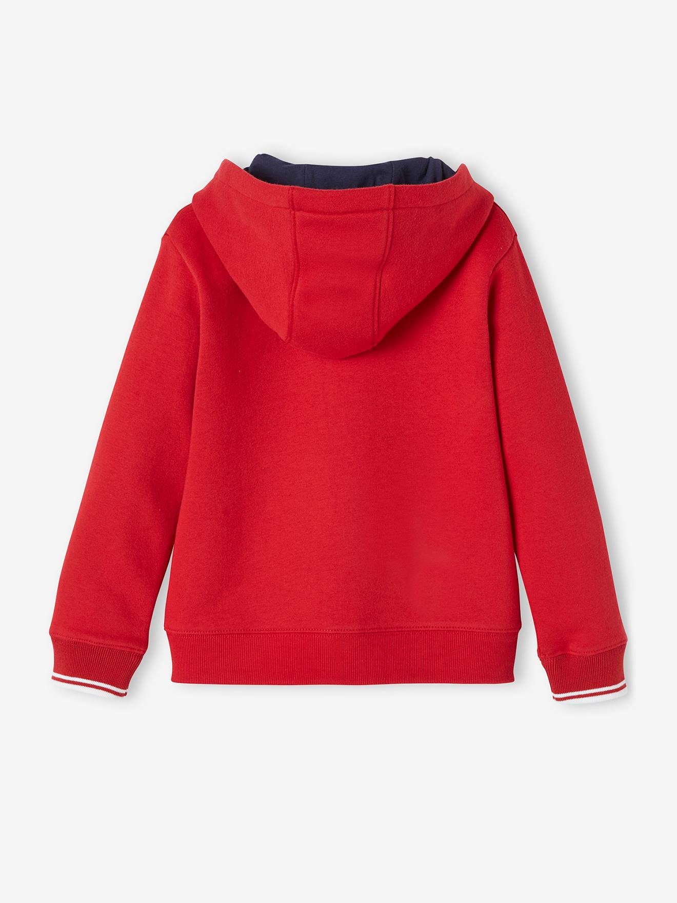 Sweat zippé sport garçon Play Ground bleu vif