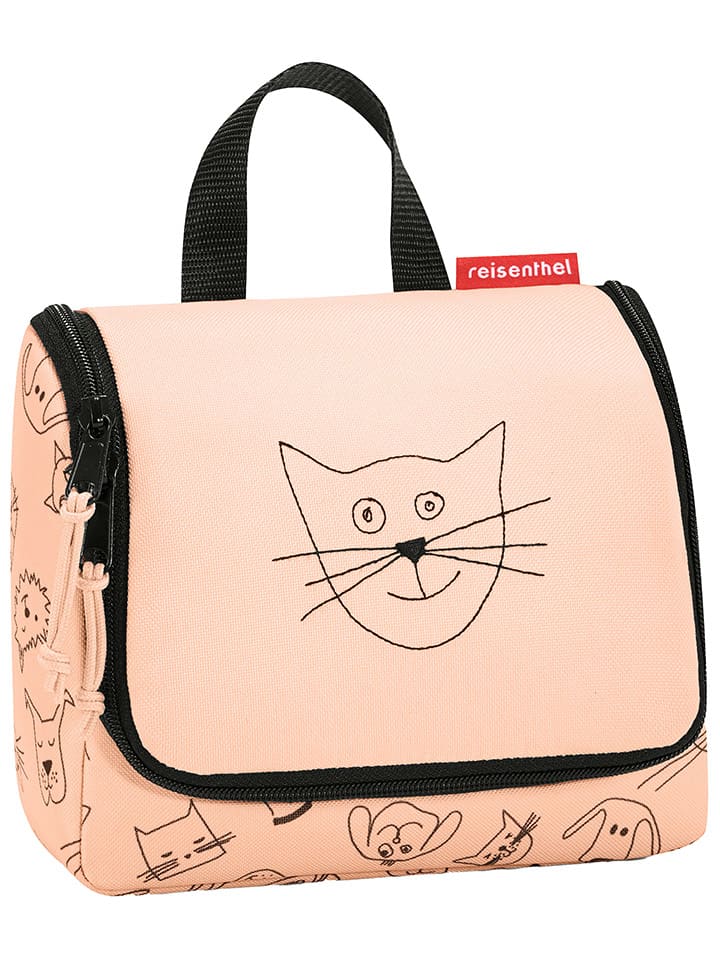 Reisenthel Kulturbeutel in Apricot/ Schwarz - (B)18,5 x (H)16 x (T)7 cm günstig kaufen onesize