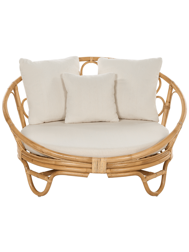 Beliani Sonneninsel ROSSANO in /Beige - (W) 112 x (H) 71 x (L) 110 cm günstig kaufen onesize