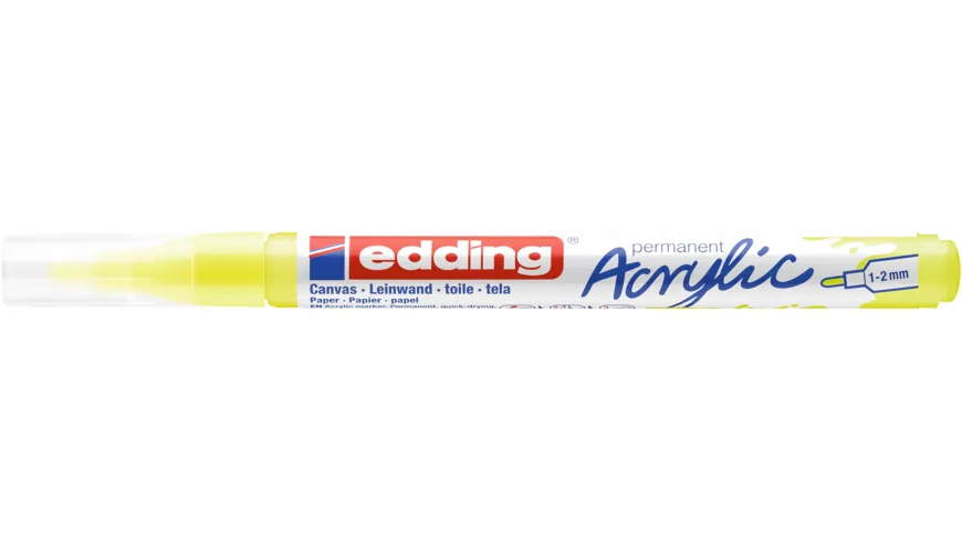 edding Acrylmarker 5300 fein neongelb neongelb