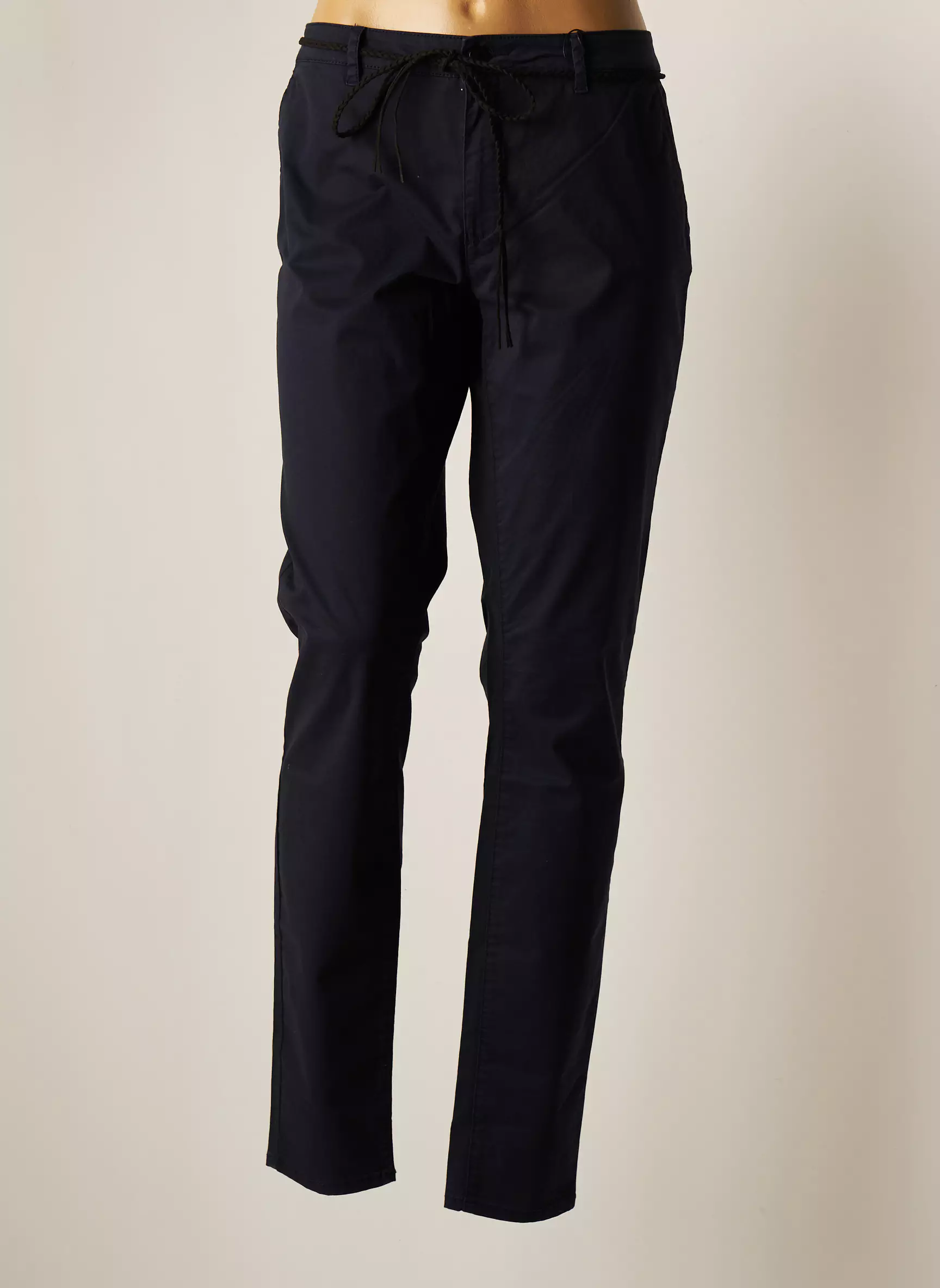 Only Pantalons Chino Femme couleur bleu