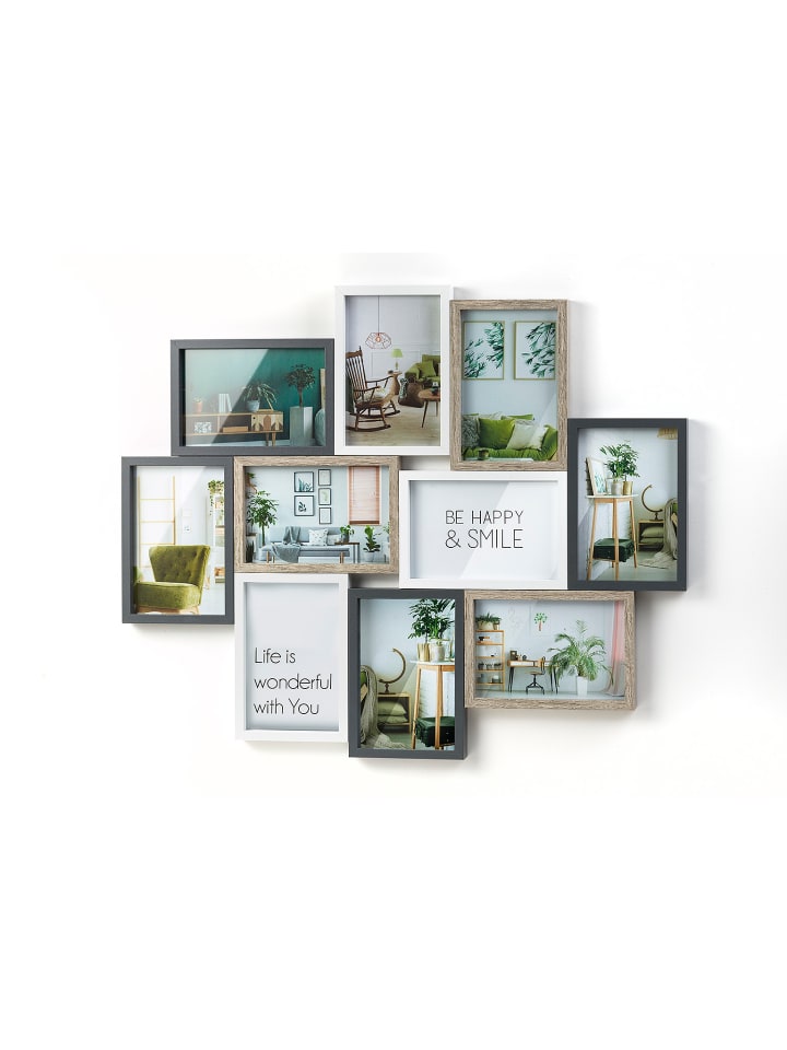kobolo Bilderrahmen Collage AVA25 in Grau günstig kaufen onesize