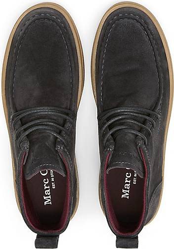 Marc O'Polo Schnürstiefel aus softem Veloursleder