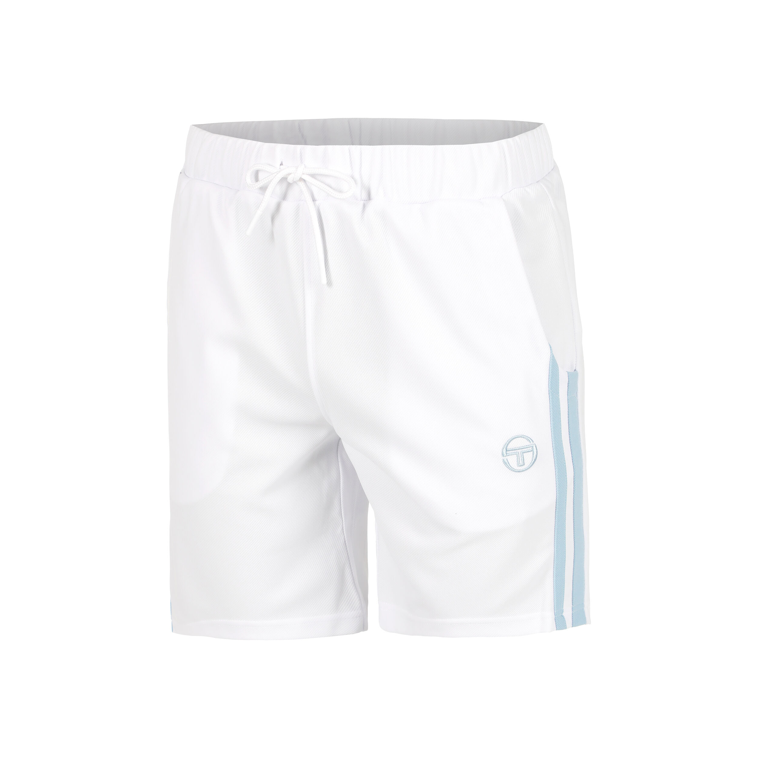New Young Line Shorts Herren - Weiß, Hellblau