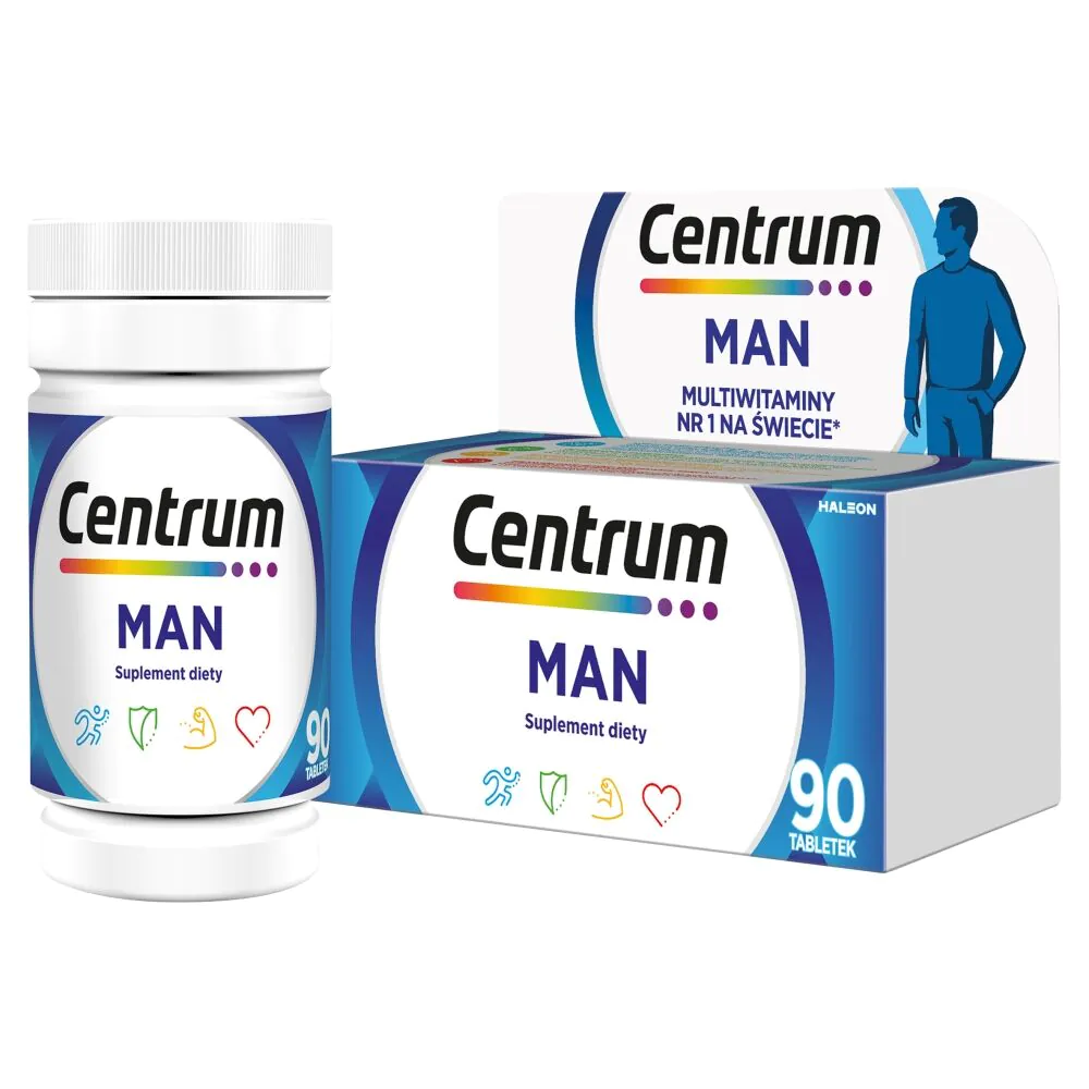 Centrum Man, Set vitamina i minerala, 90 tableta
