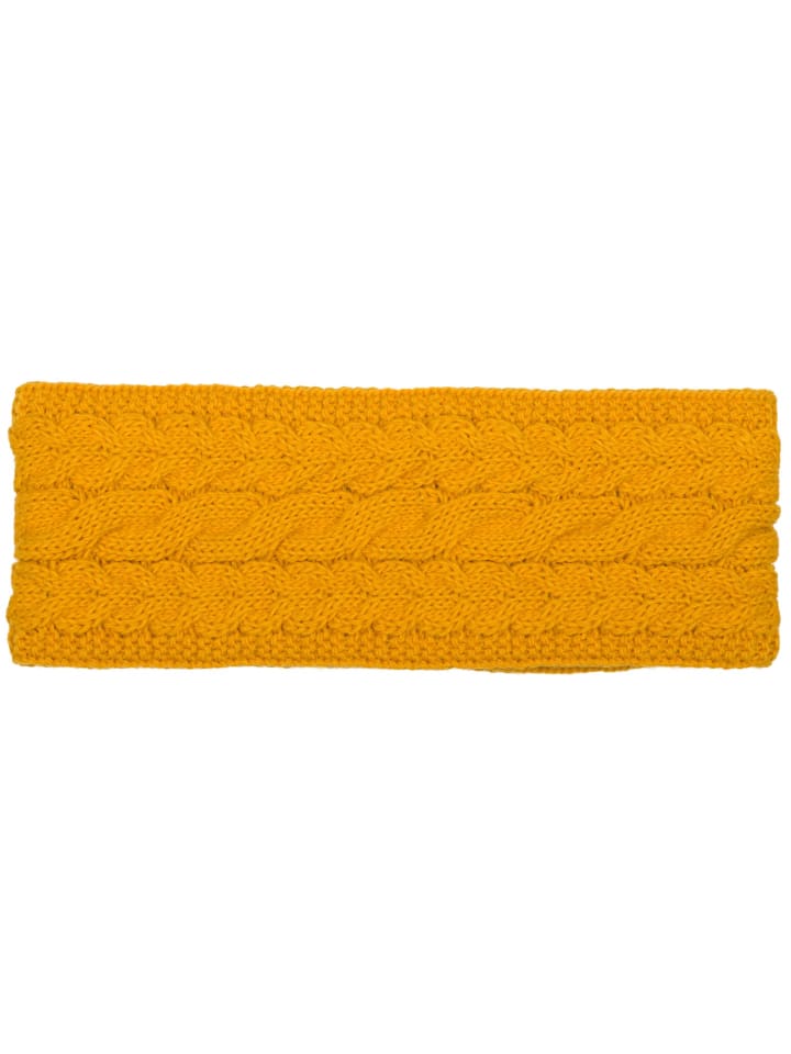 styleBREAKER Strick Stirnband in Curry günstig kaufen onesize