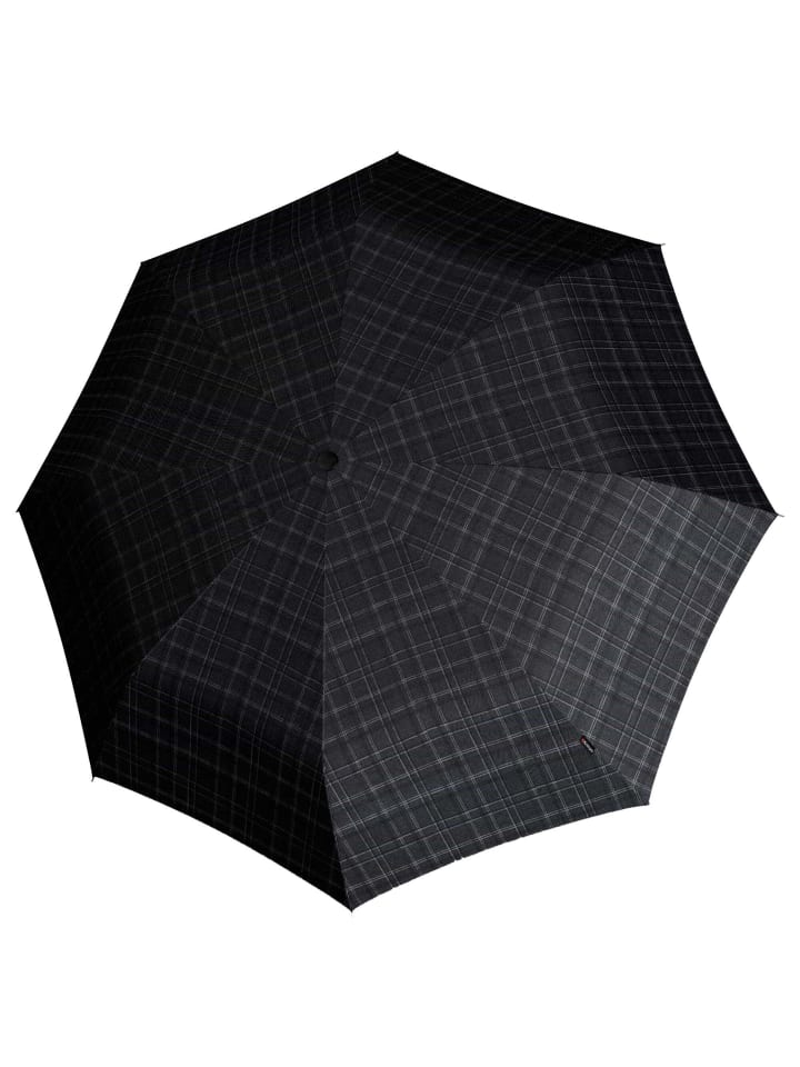 Knirps T.400 extra L Duomatic - Regenschirm (black) in men's prints check günstig kaufen onesize