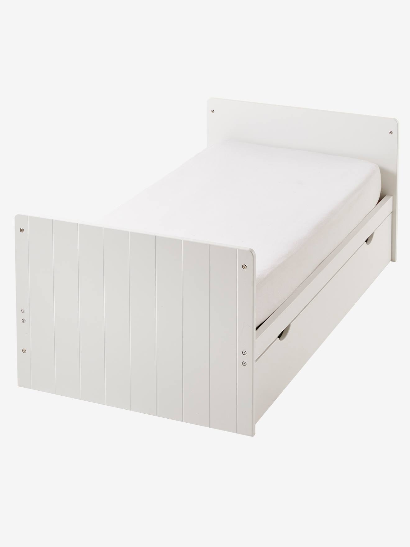 Vertbaudet 3-in-1-Kombibett HOLIDAYS vom Babybett zum Kinderbett - weiß