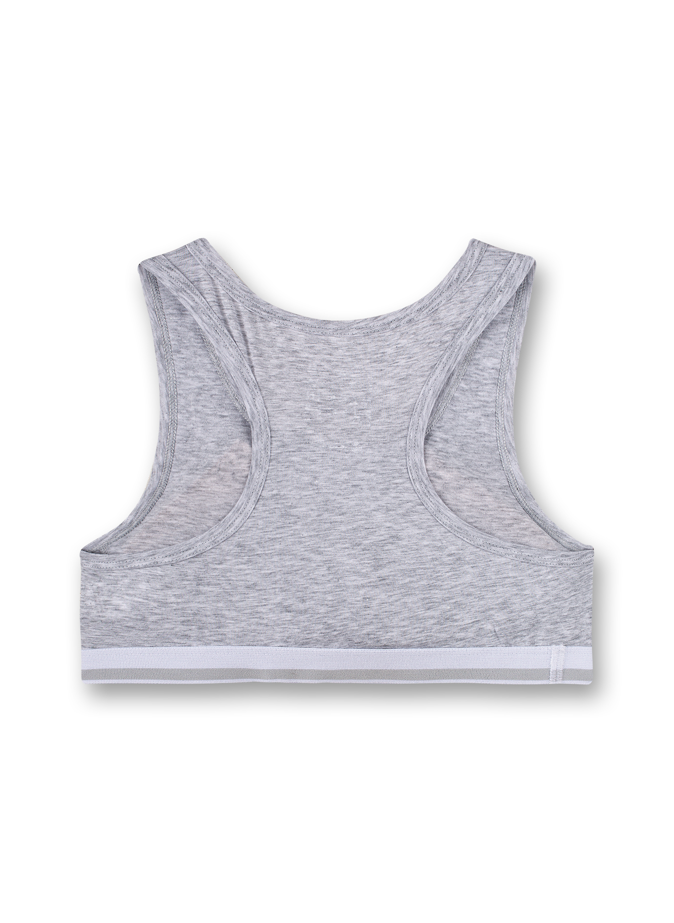 Mädchen-Bustier Graumelange
