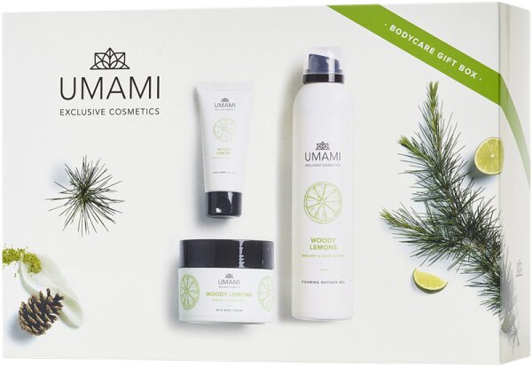 Umami Woody Lemons Bergamotte & Zeder Körperpflegeset
