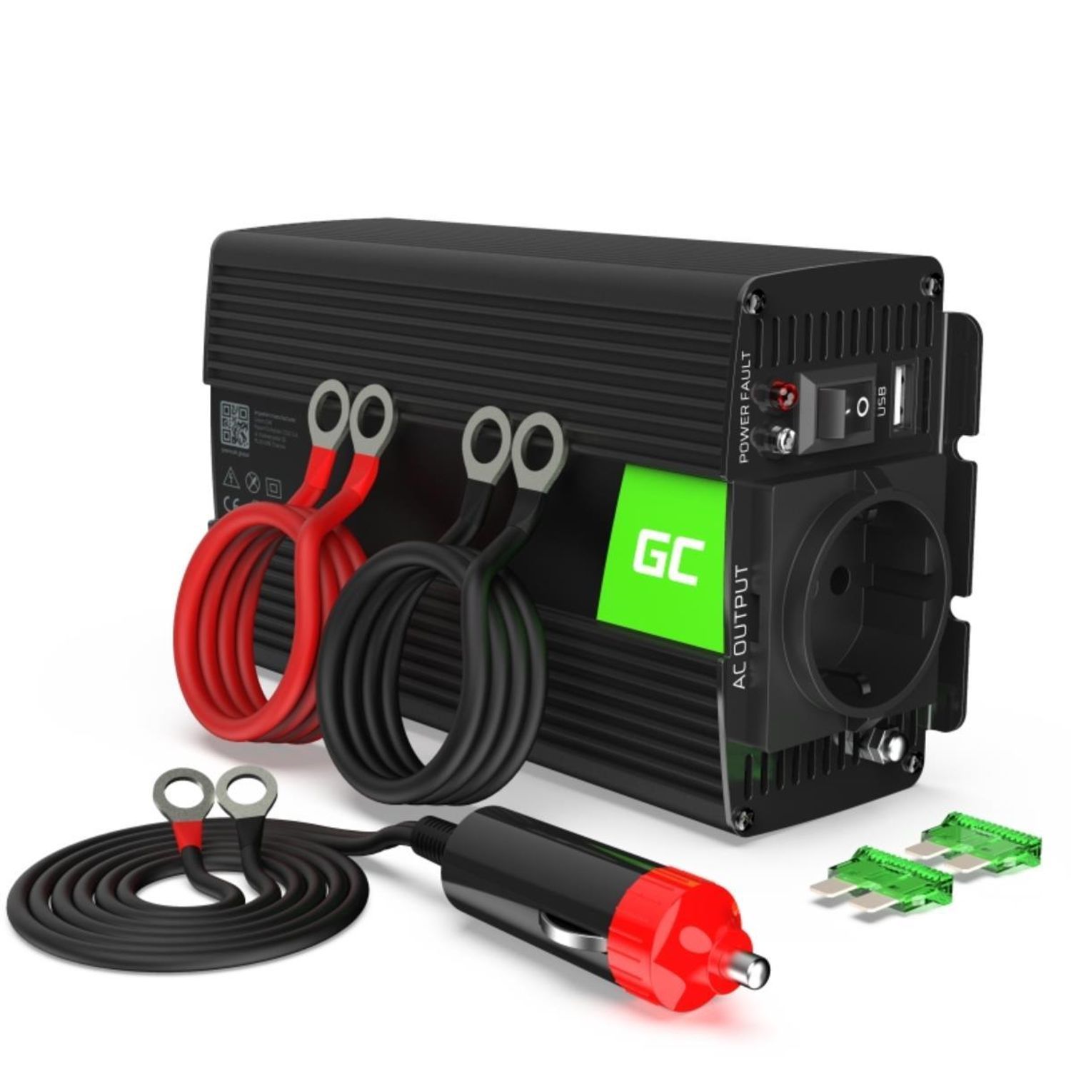 Green Cell INV03DE 12V/500W Wechselrichter
