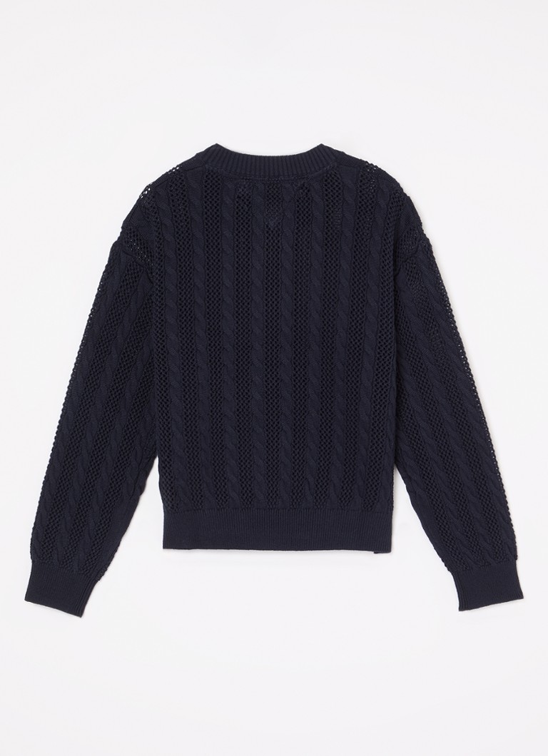 Vestă tricotată cu logo Tommy Hilfiger