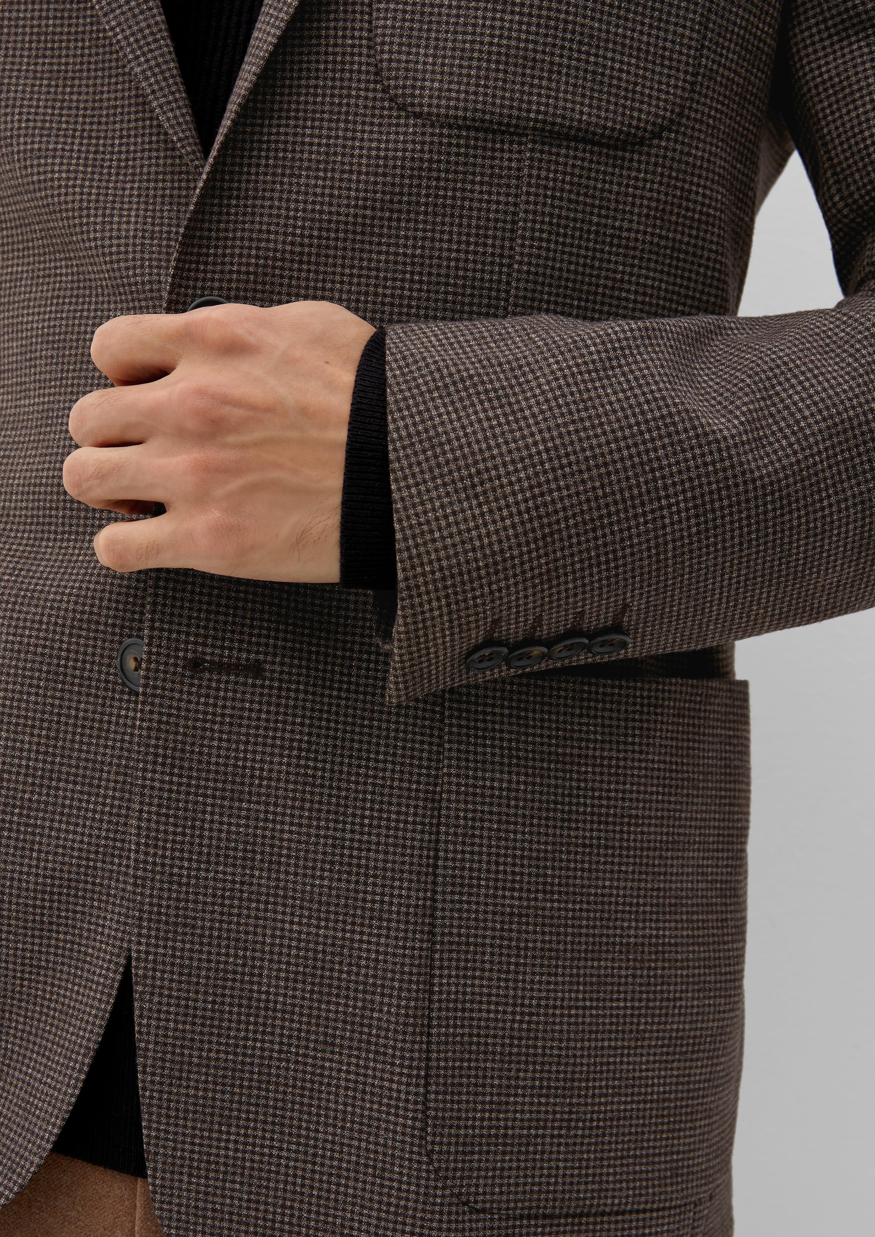 Slim: Sakko aus Flanell  2118937-89N4