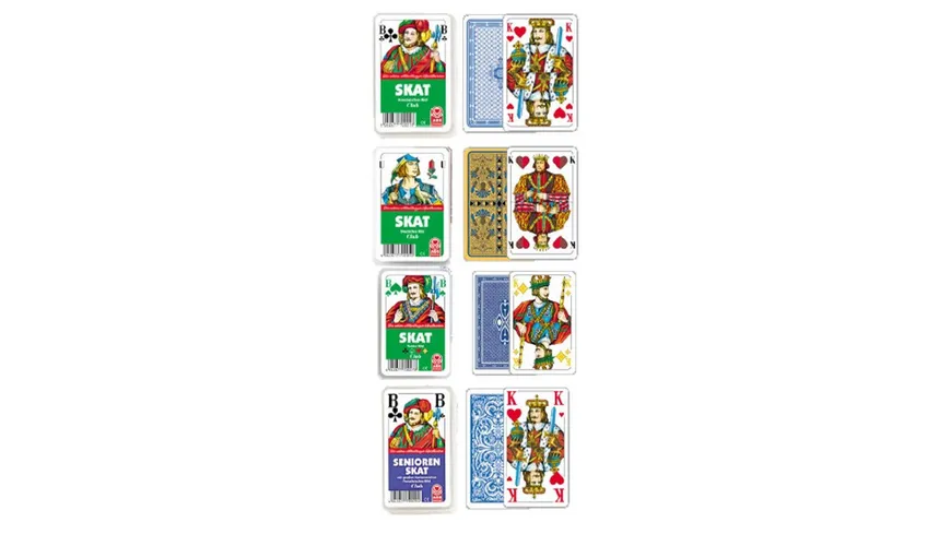 ASS Altenburger Spielkarten - Skat, deutsches Bild, Kornblume