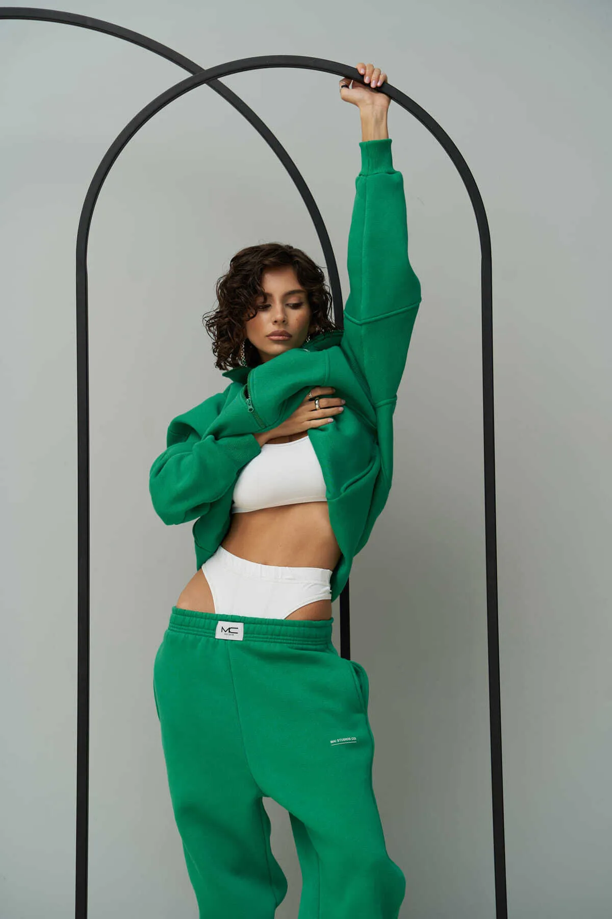 MAİ COLLECTİON  Mini Studio Co Benetton Oversize-Trainingsanzug-Set