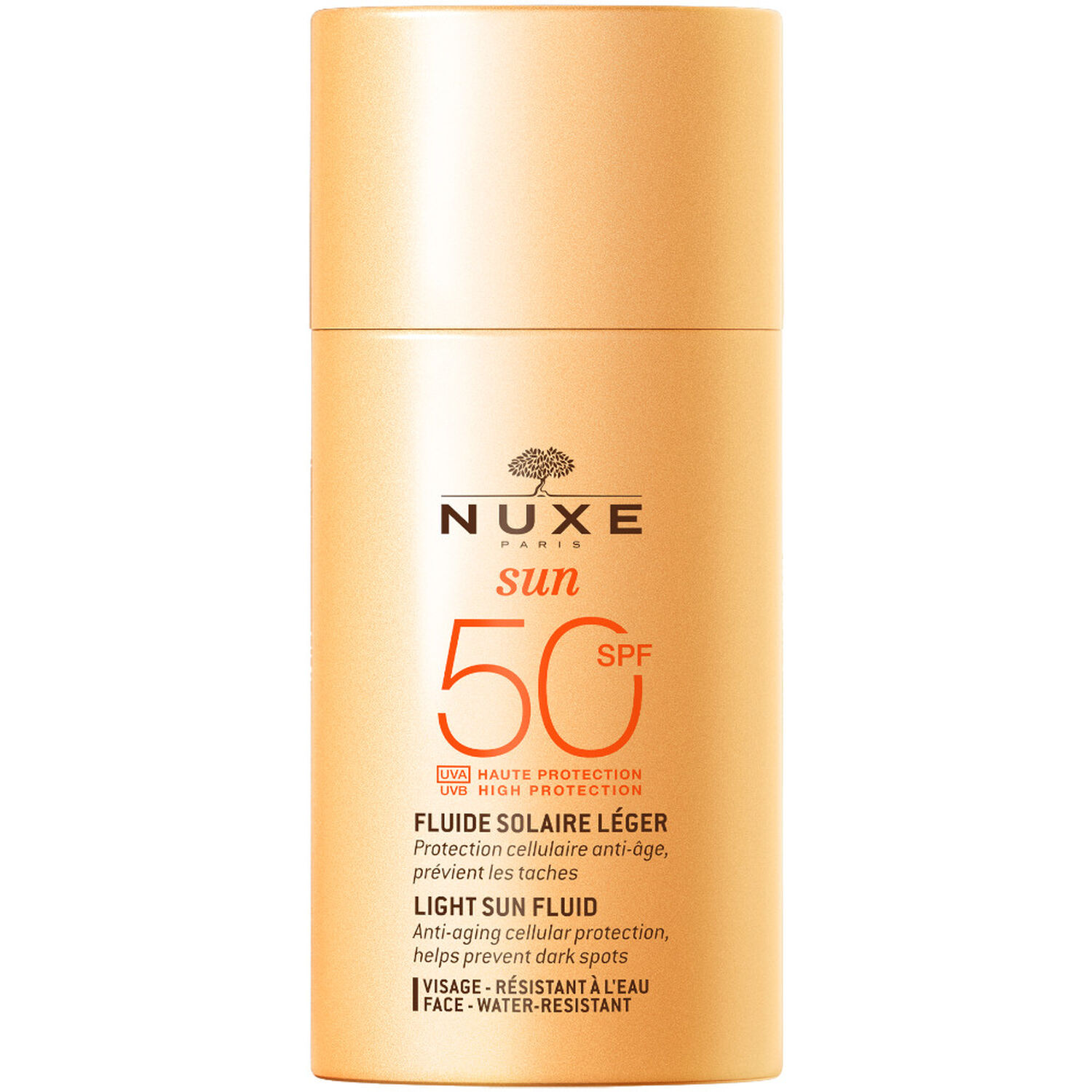 Nuxe Crème solaire visage Fluide léger Haute Protection SPF50 Nuxe Sun - Peaux mixtes - 50ml