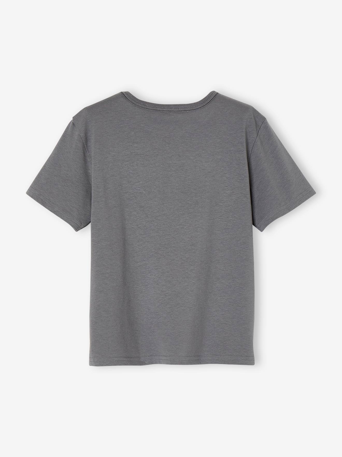 T-shirt motifs graphiques garçon manches courtes ecru