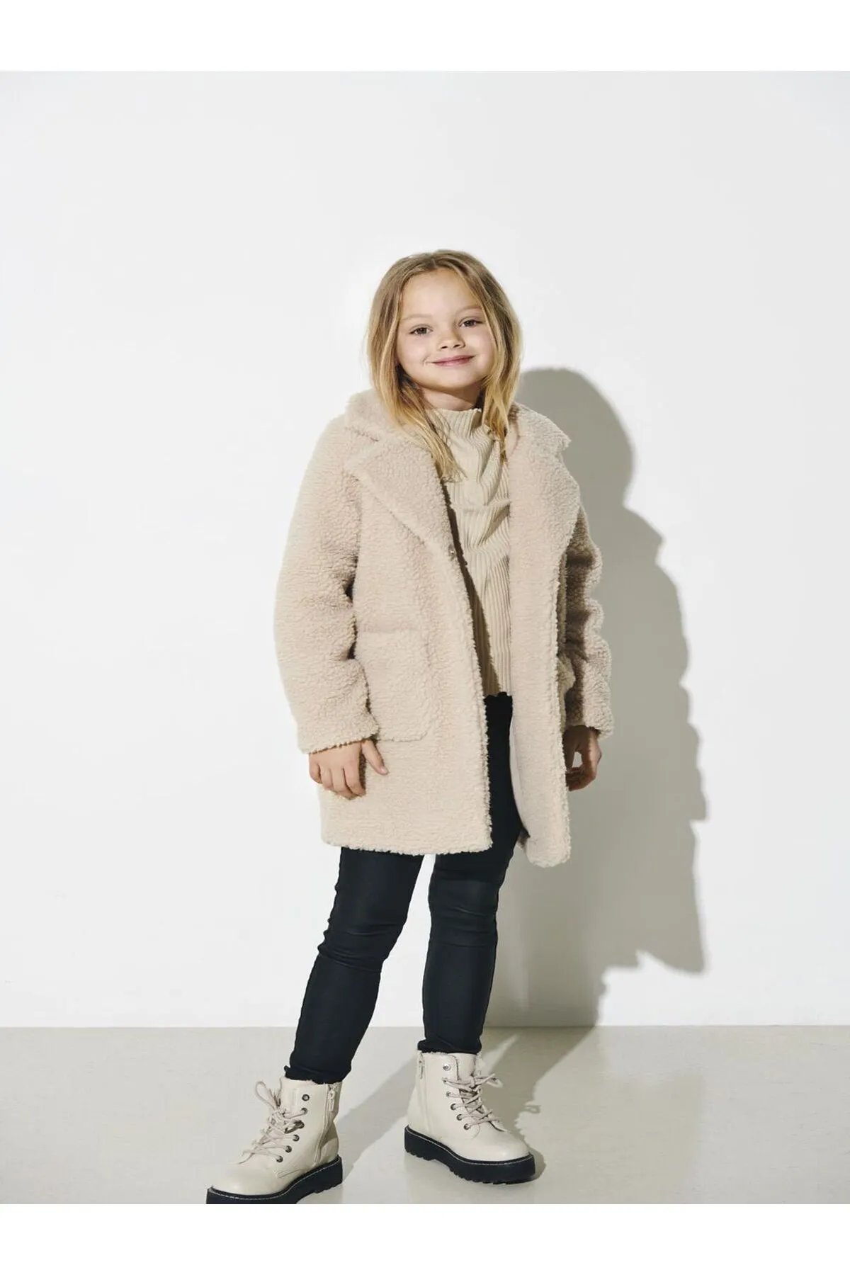 Kids Only  Klassischer Mantel - Beige - Basic