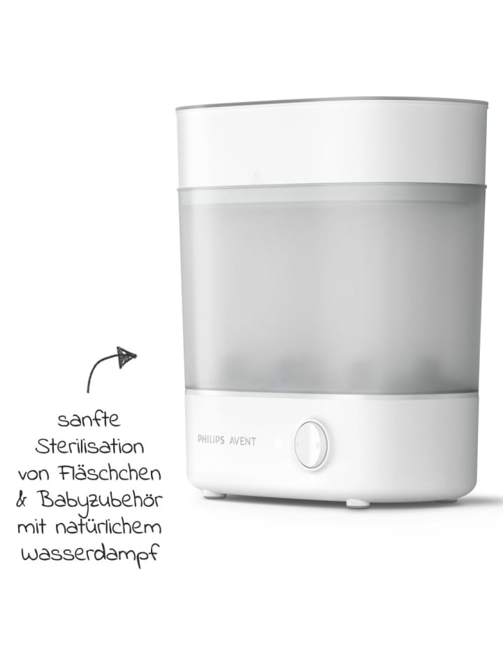 Philips Avent 8-tlg. Starter-Set inkl. Dampfsterilisator 2-in-1   in weiss günstig kaufen onesize